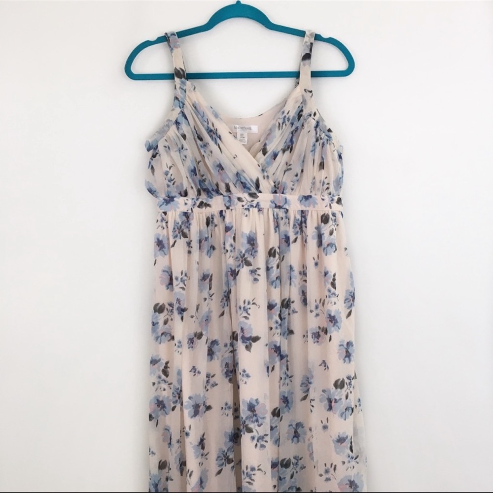 Motherhood Maternity Floral Sleeveless Maxi Dress